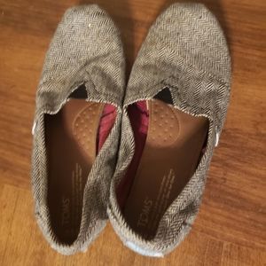 Toms glitter herringbone women's 8.5